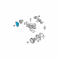 OEM 2014 Nissan NV2500 Inlet-Water Diagram - 13049-AR000