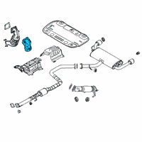 OEM 2021 Hyundai Veloster N Protector-Heat Diagram - 28525-2G350