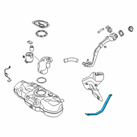 OEM Hyundai Venue Band Assembly-Fuel Tank Diagram - 31210-K2000