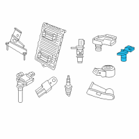 OEM 2019 Dodge Challenger Sensor-Crankshaft Position Diagram - 68140678AC