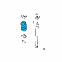 OEM 2018 Ford Fiesta Coil Spring Diagram - C1BZ-5560-A