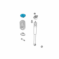 OEM Ford Fiesta Upper Spring Insulator Diagram - BE8Z-5586-A