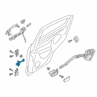 OEM 2020 Toyota Yaris Door Check Diagram - 68630-WB001