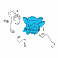 OEM 2022 Toyota GR Supra Vapor Canister Diagram - 77704-WAA01