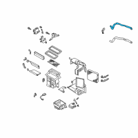 OEM Infiniti I35 Hose-Heater, Inlet Diagram - 92400-5Y700