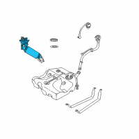 OEM 2005 Dodge Stratus Fuel Pump Module/Level Unit Diagram - RL093455AD