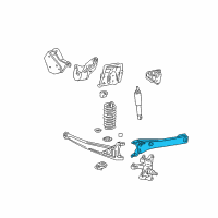 OEM Ford Radius Arm Diagram - 6C3Z-3A360-A