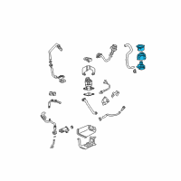 OEM 2004 Cadillac Seville Pump Asm-Secondary Air Injection (W/ Bracket) Diagram - 25770944