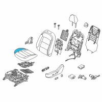 OEM 2018 Kia Forte5 Pad Assembly-Front Seat Diagram - 88150B0110