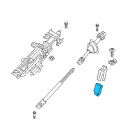 OEM 2020 BMW M8 Power Steering Control Module Diagram - 32306899231