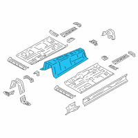 OEM 2016 Scion FR-S Front Floor Pan Diagram - SU003-06254