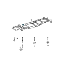 OEM Toyota Sequoia Cab Mount Bracket Diagram - 51703-34051