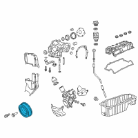 OEM 2014 Dodge Dart Pulley-Crankshaft Diagram - 4893283AB