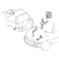 OEM Toyota ABS Relay Diagram - 88263-12080