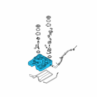 OEM Kia Fuel Tank Assembly Diagram - 311501U000