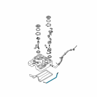 OEM 2011 Hyundai Santa Fe Band Assembly-Fuel Tank LH Diagram - 31210-1U000