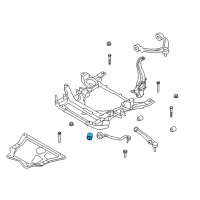 OEM 2012 BMW X6 Rubber Mounting Diagram - 31-10-6-778-015