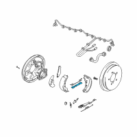 OEM Chevrolet Tracker Adjuster, Rear Brake Shoe Diagram - 91174814