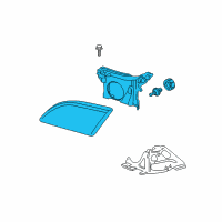 OEM Chevrolet Cavalier Composite Assembly Diagram - 22666740