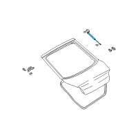 OEM 2003 Hyundai Tiburon Lifter Assembly-Tail Gate Diagram - 81771-2C000