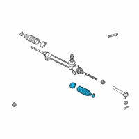 OEM 2011 Lexus RX350 Boot Set, Steering Rack Diagram - 45535-49005