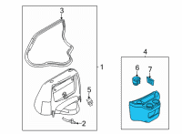 OEM 2012 Ford E-150 Console Diagram - 9C2Z-15115A00-AA