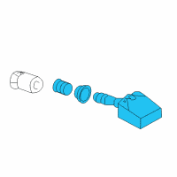 OEM 2015 Nissan Rogue Sensor Unit-Tire Pressure Diagram - 40700-5663R