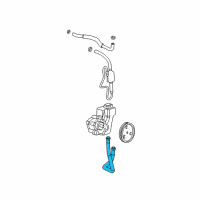 OEM 2002 Jeep Grand Cherokee Line-Power Steering Reservoir Diagram - 52088916AB