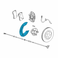 OEM Chevrolet SS Splash Shield Diagram - 92263550