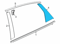 OEM Honda Civic GARNISH, R- RR Diagram - 72721-T43-J01