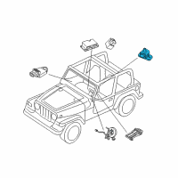 OEM 2007 Jeep Patriot Sensor-Strain Gauge Diagram - 4606947AH
