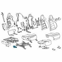 OEM Chevrolet Corvette Seat Switch Diagram - 23247100