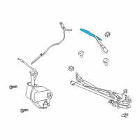 OEM 2001 Dodge Stratus Blade-WIPER Diagram - 5018263AA