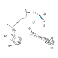 OEM 2005 Dodge Stratus Arm WIPER-WIPER Diagram - 5101868AA