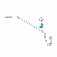 OEM 2014 Infiniti QX60 Clamp STABILIZER Rear Diagram - 56233-3JA0B