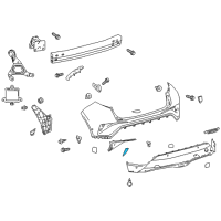 OEM 2020 Toyota C-HR Reflector Diagram - 81920-10031