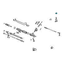 OEM 2003 Honda Civic Bush, Steering Gear Box Mounting (A) Diagram - 53685-S5A-A00