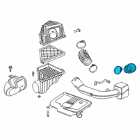 OEM Cadillac Air Duct Diagram - 84240998