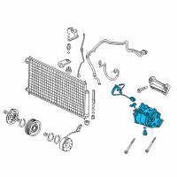 OEM 2004 Acura TSX Compressor Diagram - 38810-RBB-A01