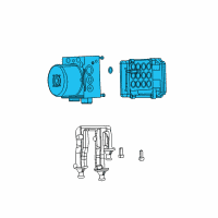 OEM 2013 Dodge Charger Abs Control Module Diagram - 68210120AB