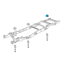 OEM 2001 Chevrolet Express 3500 Cushion Diagram - 25728544