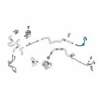 OEM 2005 Acura RSX Pipe, Return Diagram - 53720-S6M-A01