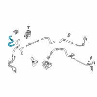 OEM Acura RSX Hose, Power Steering Oil Tank Diagram - 53733-S6M-013