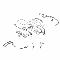 OEM BMW Z4 Gas Pressurized Spring Diagram - 54-31-7-111-155