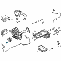 OEM 2016 Ford F-250 Super Duty Flywheel Bolt Diagram - BC3Z-6379-C