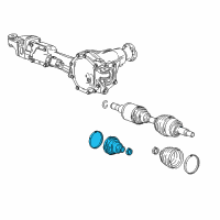 OEM 2018 GMC Canyon Inner Boot Diagram - 23474673