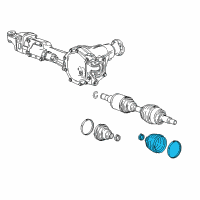 OEM 2019 GMC Canyon Boot Kit-Front Wheel Drive Shaft Cv Joint Diagram - 23474674