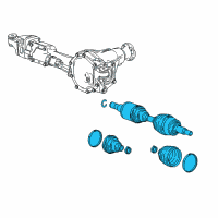 OEM 2017 Chevrolet Colorado Front Driver Side Half-Shaft Assembly Diagram - 84275039