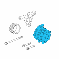 OEM 2010 Honda CR-V Alternator Assembly (Csd73) (Denso) Diagram - 31100-RTA-033