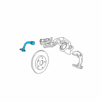 OEM 2000 Jeep Grand Cherokee Line-Brake Diagram - 52128094